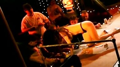 Leslie Culton stripping in Blood Sisters: Vamps 2