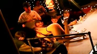 Leslie Culton stripping in Blood Sisters: Vamps 2