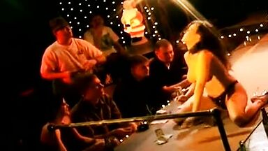 Leslie Culton stripping in Blood Sisters: Vamps 2