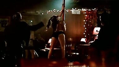 Lisa Boyle strip-tease, Let The Devil Wear Black