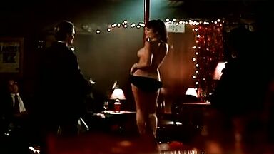 Lisa Boyle strip-tease, Let The Devil Wear Black