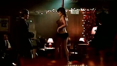 Lisa Boyle strip-tease, Let The Devil Wear Black