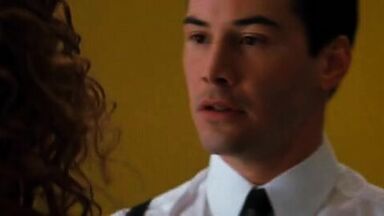 Charlize Theron and Connie Nielsen naked and sex scenes in Devil's Advocate (1997)