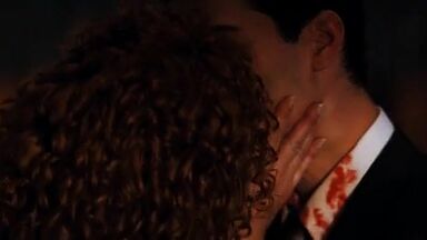 Connie Nielsen naked in Devil's Advocate (1997)