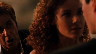 Connie Nielsen naked in Devil's Advocate (1997)