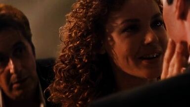 Connie Nielsen naked in Devil's Advocate (1997)