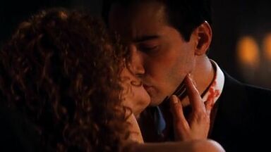 Connie Nielsen naked in Devil's Advocate (1997)