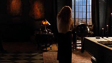 Connie Nielsen naked in Devil's Advocate (1997)