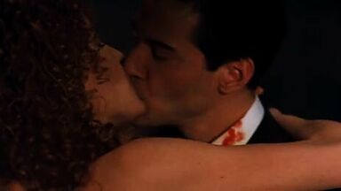 Connie Nielsen naked in Devil's Advocate (1997)