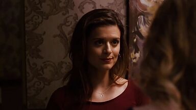 Priscilla Faia and  Rachel Blanchard lesbic scene in You Me Here