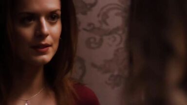 Priscilla Faia and  Rachel Blanchard lesbic scene in You Me Here