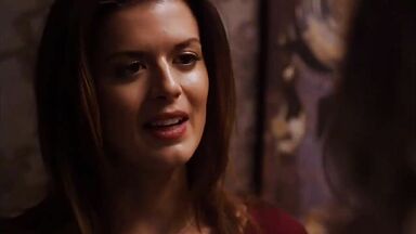 Priscilla Faia and  Rachel Blanchard lesbic scene in You Me Here