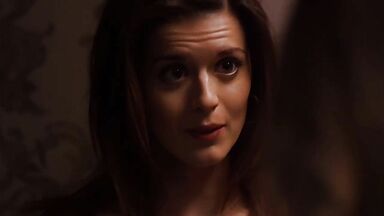 Priscilla Faia and  Rachel Blanchard lesbic scene in You Me Here