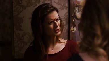 Priscilla Faia and  Rachel Blanchard lesbic scene in You Me Here