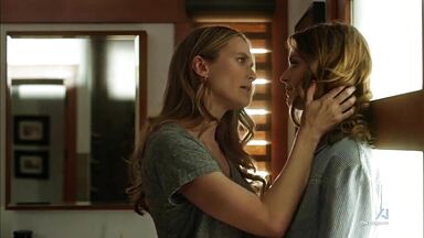 You Me Her - lesbian scene - S3E7