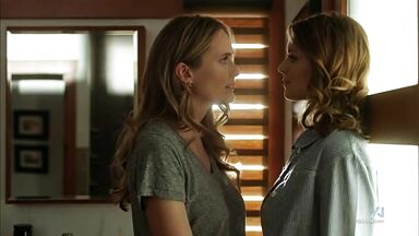 You Me Her - lesbian scene - S3E7