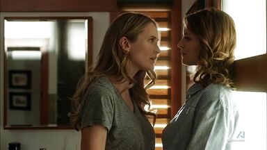 You Me Her - lesbian scene - S3E7