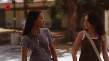 Zoe Saldana and Mila Kunis in After Sex