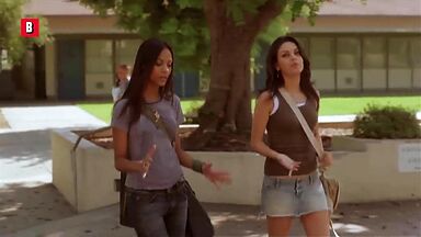 Zoe Saldana and Mila Kunis in After Sex