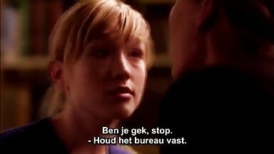 Allison McAtee and Sarah Stouffer lesbian scene in Bloomington