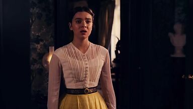Hailee Steinfeld and Ella Hunt in Dickinson
