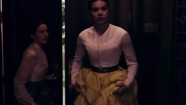 Hailee Steinfeld and Ella Hunt in Dickinson