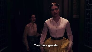 Hailee Steinfeld and Ella Hunt in Dickinson