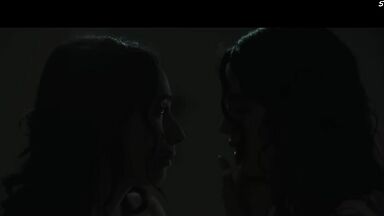 Margaret Qualley and Rebecca Dayan lesbic encounter in Novitiate (2017)