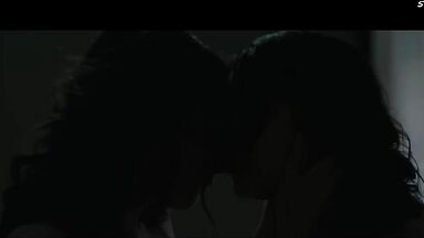 Margaret Qualley and Rebecca Dayan lesbic encounter in Novitiate (2017)