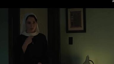 Margaret Qualley and Rebecca Dayan lesbic encounter in Novitiate (2017)