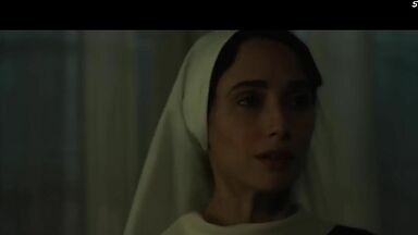 Margaret Qualley and Rebecca Dayan lesbic encounter in Novitiate (2017)