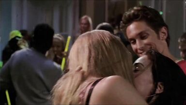 Mia Kirchner and Dominique Swain enjoying each other in New Best Friend