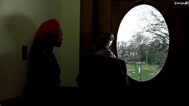 Rachael Crawford and Pascale Bussières lesbic scene in When Night Is Falling (1995)