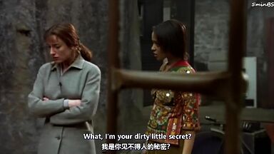 Rachael Crawford and Pascale Bussières lesbic scene in When Night Is Falling (1995)