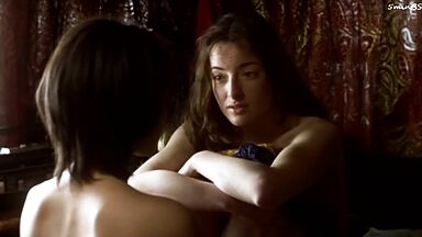 Rachael Crawford and Pascale Bussières lesbic scene in When Night Is Falling (1995)