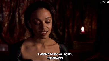 Rachael Crawford and Pascale Bussières lesbic scene in When Night Is Falling (1995)