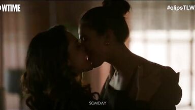 Arienne Mandi & Sepideh Moafi lesbic scene in The L Word Generation Q