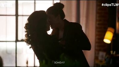 Arienne Mandi & Sepideh Moafi lesbic scene in The L Word Generation Q