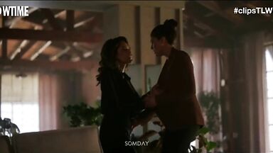 Arienne Mandi & Sepideh Moafi lesbic scene in The L Word Generation Q