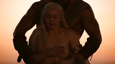 Naked Emilia Clarke- Game of Thrones (Nude-Sex-Hot Scenes)