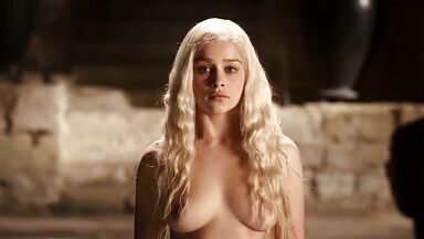 Naked Emilia Clarke- Game of Thrones (Nude-Sex-Hot Scenes)