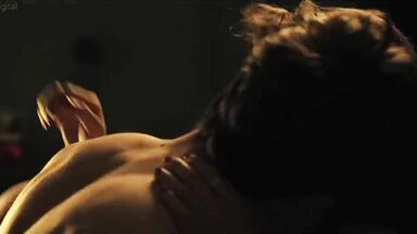 Teen girl with several guys