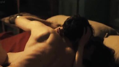 Teen girl with several guys