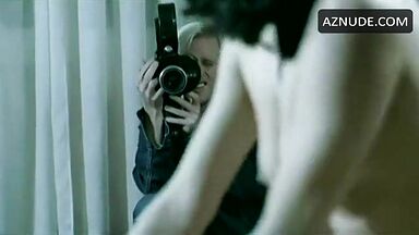 Candela Peña filming naked in Torremolinos