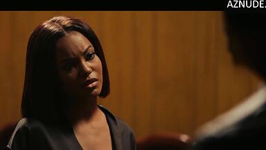 Chinyere Dobson blowing guy in series All The Queen's Men