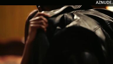 Chinyere Dobson blowing guy in series All The Queen's Men