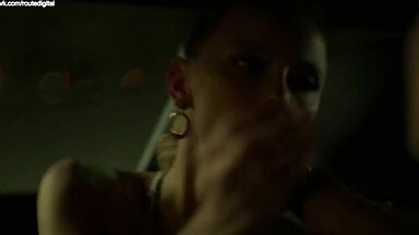 Gia Crovatin and Monica Raymund girl-to-girl action