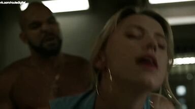 Gia Crovatin and Monica Raymund girl-to-girl action