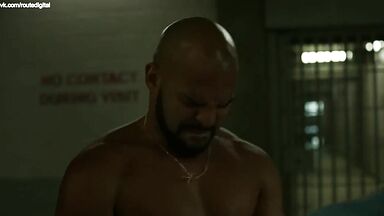 Gia Crovatin and Monica Raymund girl-to-girl action