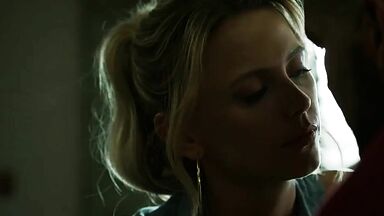 Gia Crovatin and Monica Raymund girl-to-girl action